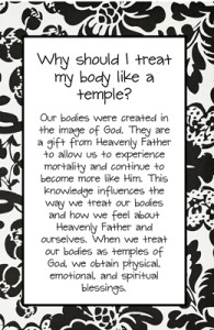 Why should I treat my body like a temple sm